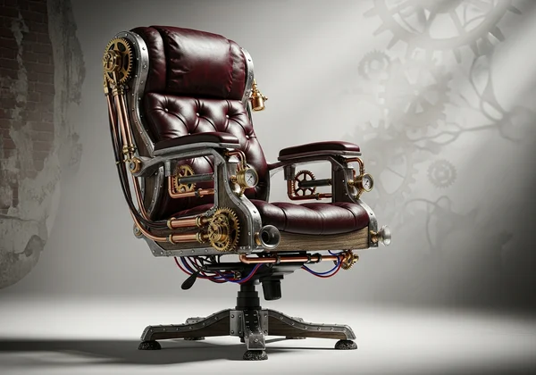 Product photo enhanced with AI style transfer